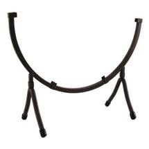 12 Round Black Iron Art Holder