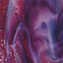 16 x 20 Bullseye Cranberry Pink, Gold Purple, White Streaky Soft Ripple - 90 COE