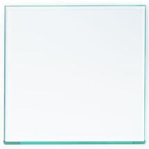 12 Square Polished Edge Beveled Float Glass