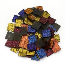 3/4 Van Gogh Sparkle Glass Chips Mix - 75 Pieces
