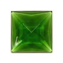 Sea Green Square 25mm Faceted Jewel