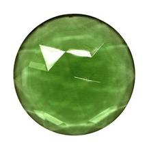 Sea Green Round 25mm Faceted Jewel