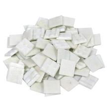 3/4 Arctic White Venetian Glass Tile - 1/2 Lb