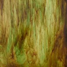 Wissmach Dark Brown, Green and White Streaky