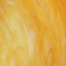 Wissmach Medium Amber and White Wispy