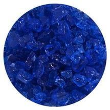 4 oz True Blue Transparent Coarse Frit - 96 COE