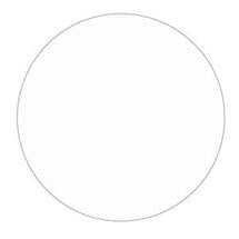 1-1/2 White Circles 10 Pack - 90 COE