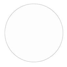 1-1/2 Clear Circles 10 Pack - 96 COE