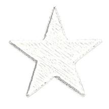 Pre-Cut 2 Clear Stars 5 Pack - 96 COE