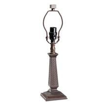 6-3/4 Herringbone Lamp Base with Harp - in-line switch
