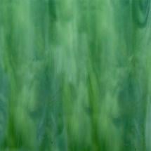 Tiffany Today Irish Green and White Opal Streaky