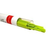 Bullseye Spring Green Opal Ribbons, 4 mm - 90 COE