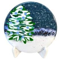 Winter's Night Plate and Easel