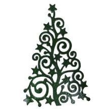 6 Pre-Cut Small Scroll Christmas Tree - 90 COE