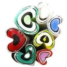 Hearts Murrine Stick Assortment 7 Pack - 96 COE