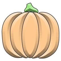 Colorful Pumpkin Bevel Cluster