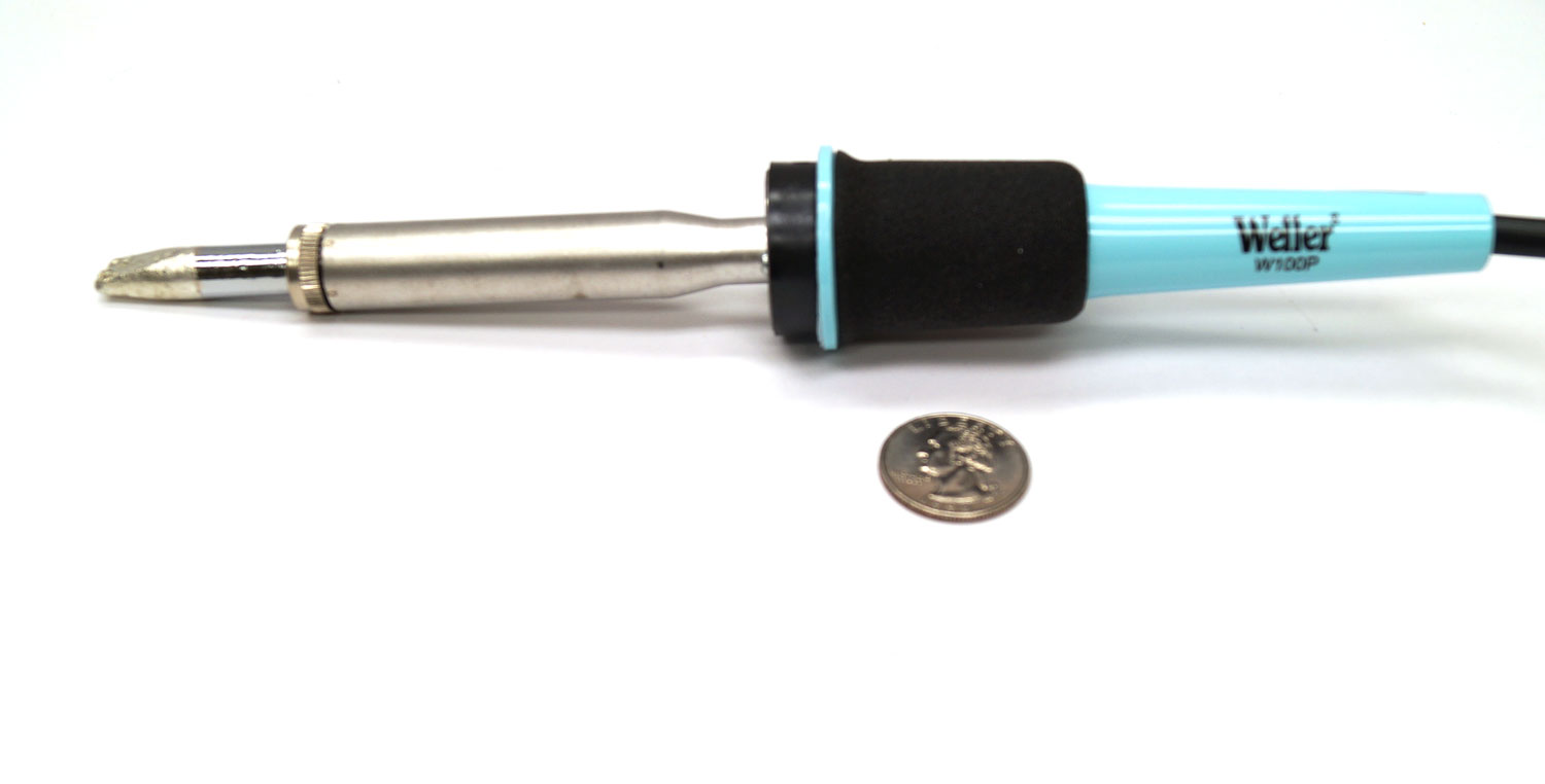 Rainbow 100W Soldering Iron – 800°F, 1/4" Chisel Tip – For Stained Glass