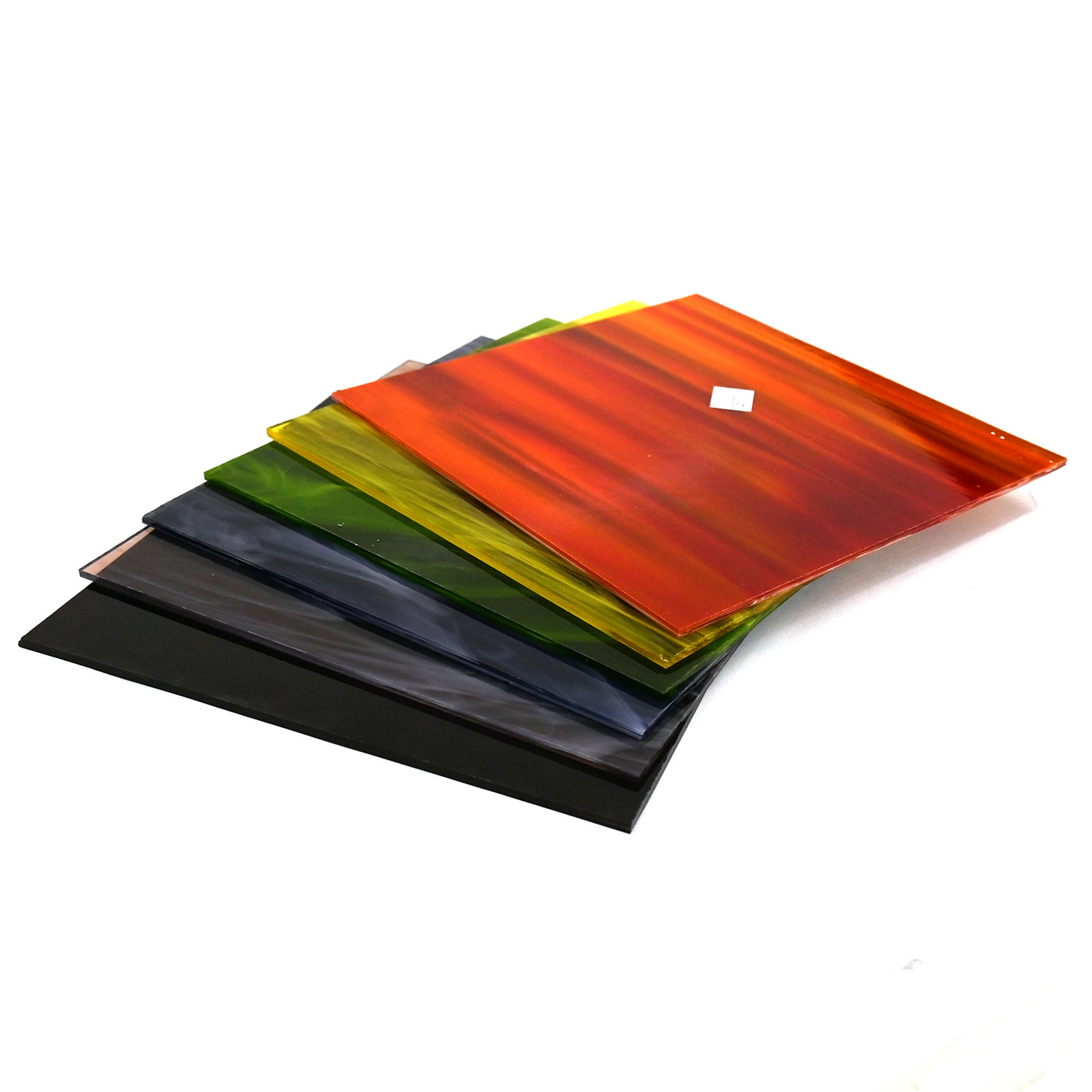 Oceanside Ruby Red Transparent Artique - 96 COE | Stained Glass Valentines Supplies