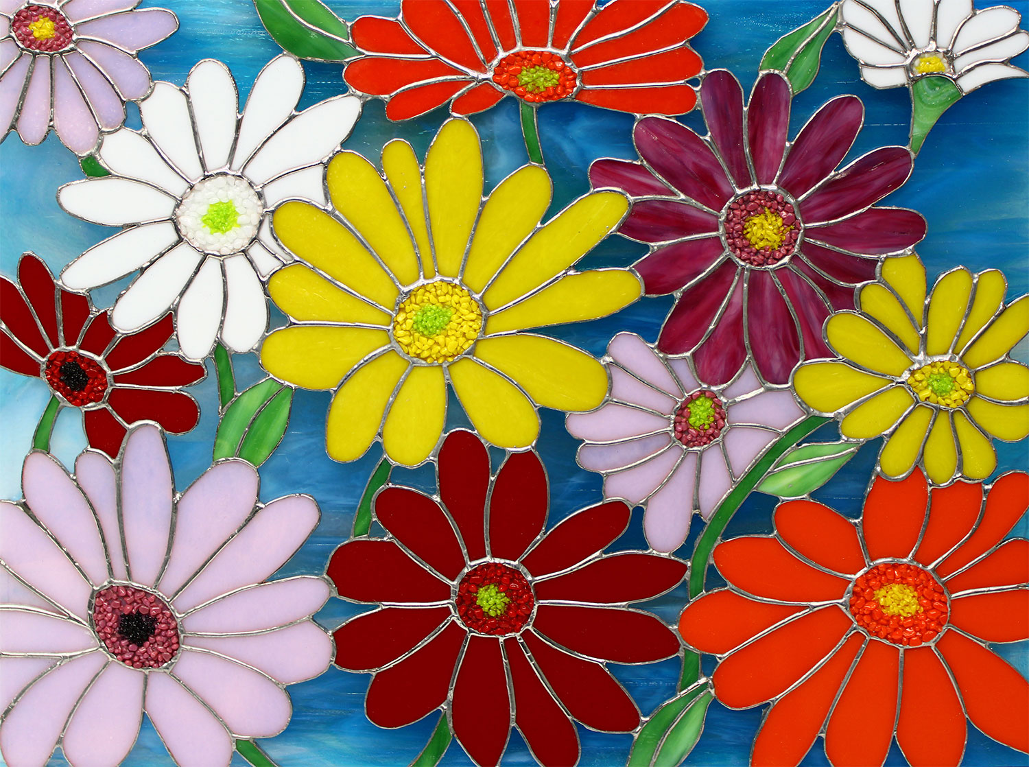 Free Gerbera Daisy Pattern Window Panels Delphi Glass Free Gerbera Daisy Pattern Window Panels Delphi Glass