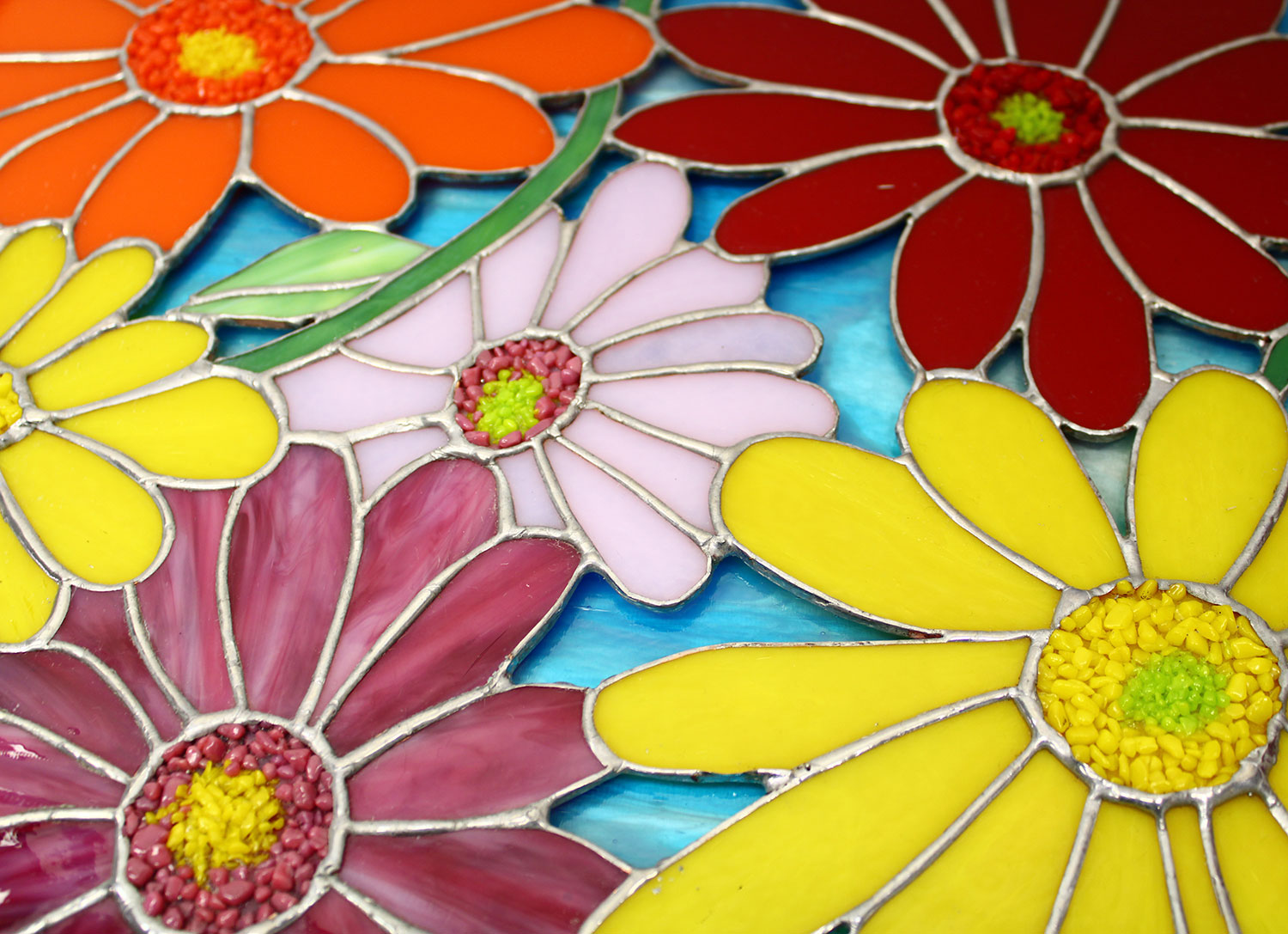 Free Gerbera Daisy Pattern Window Panels Delphi Glass Free Gerbera Daisy Pattern Window Panels Delphi Glass