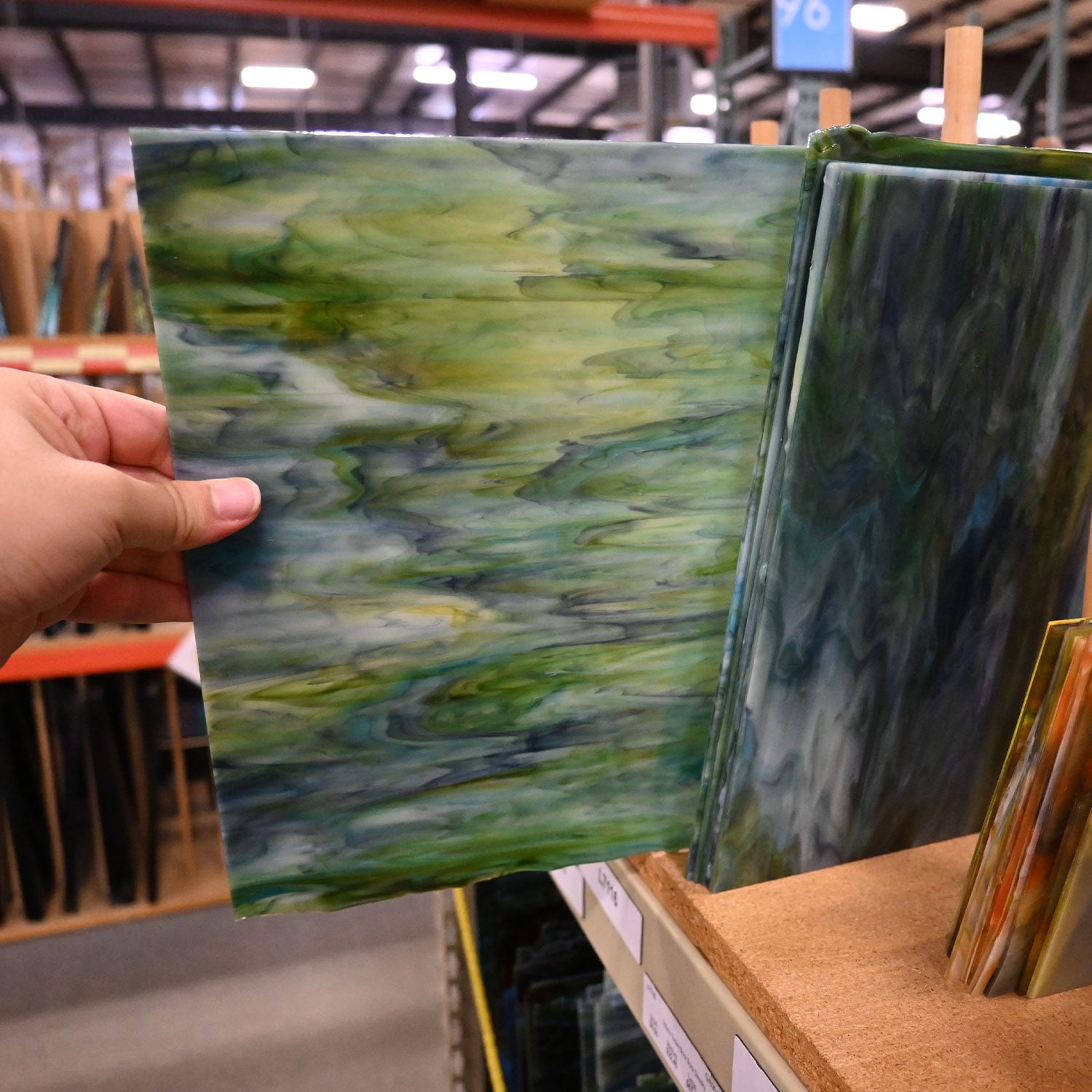 Bora Streaky Stained Glass Sheets | Tiffany Today