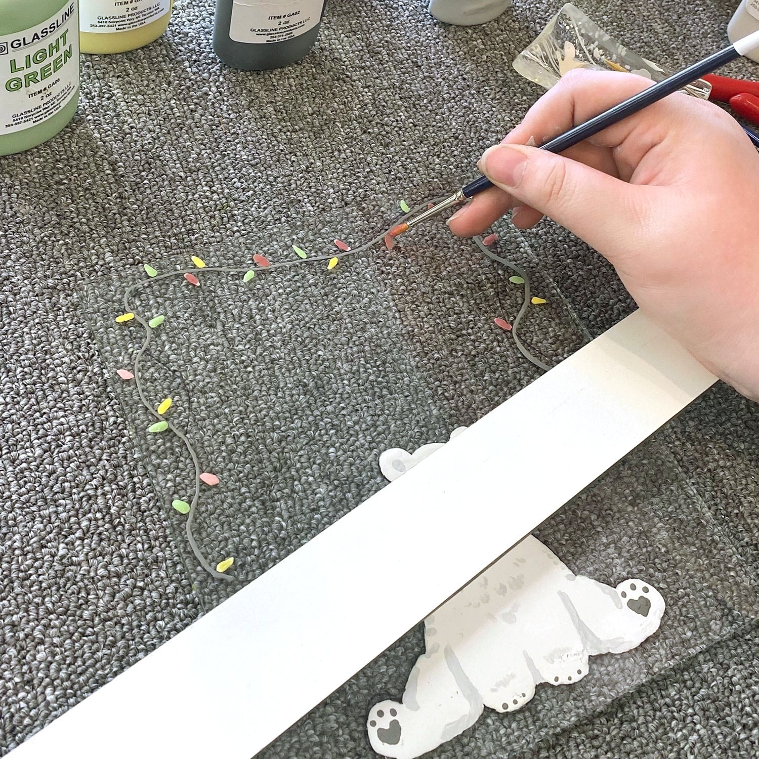 Glass Painting Brush Set