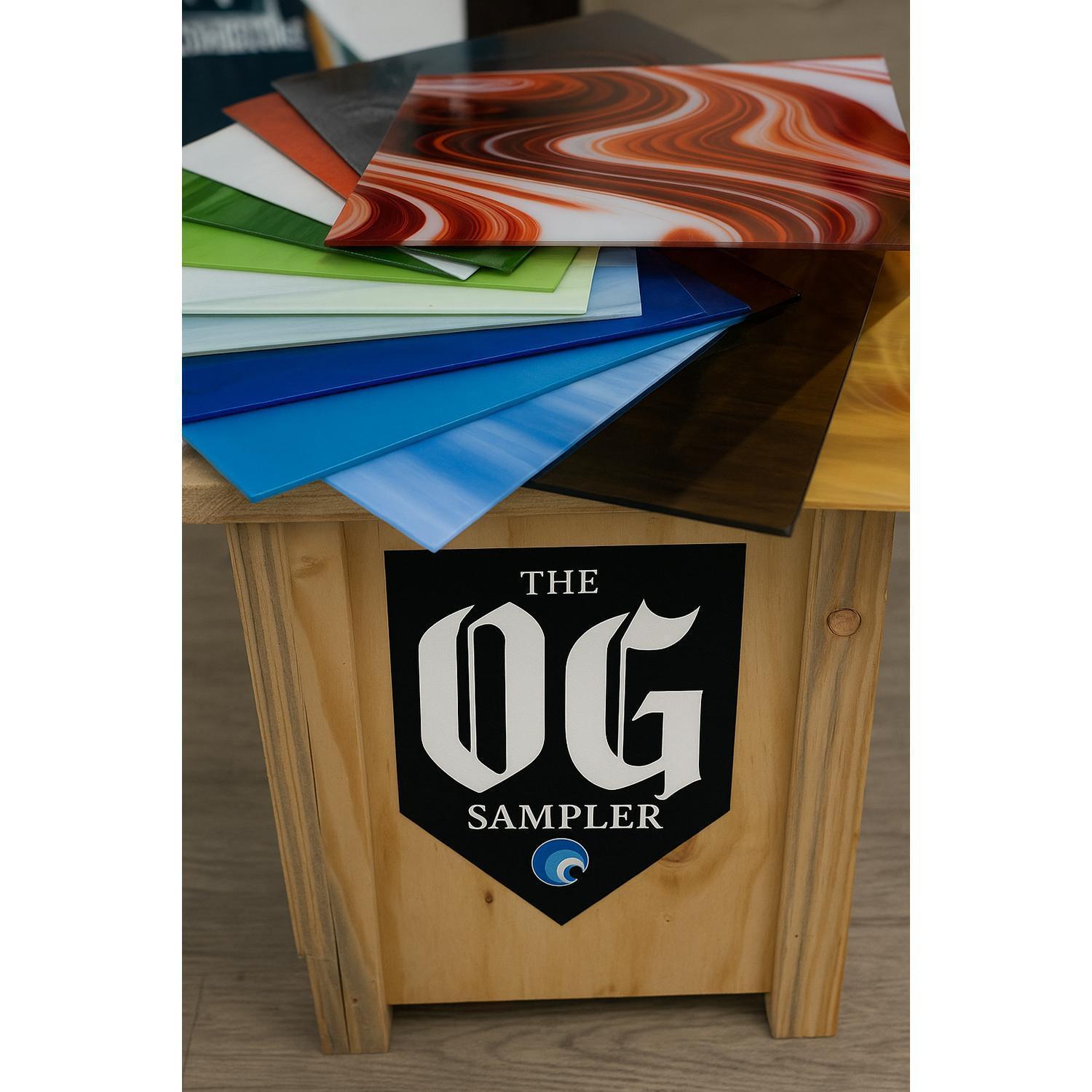 Oceanside OG Factory Pack - 80 Pcs 96 COE | Stained Glass Supplies
